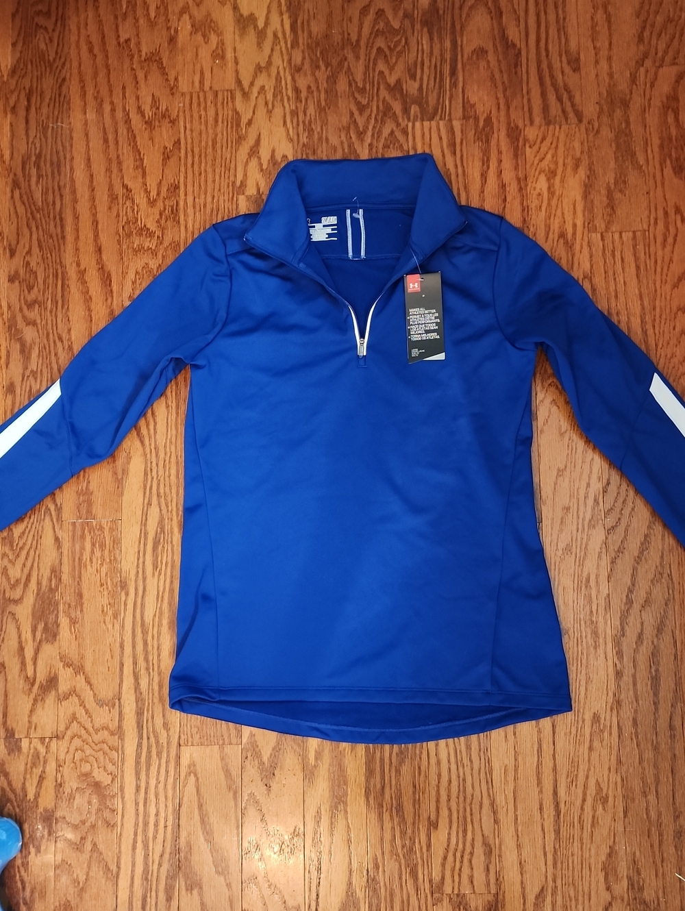 Under Armour Blue 1/4 Zip Performance Pullover